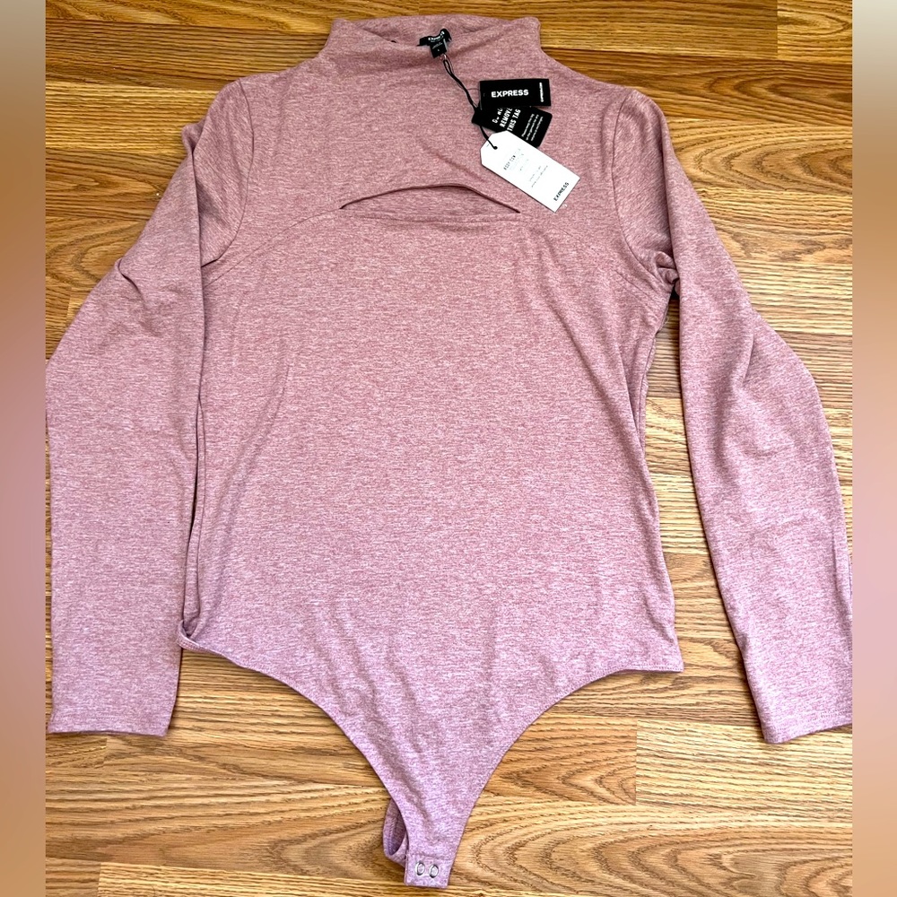 Express mock neck bodysuit